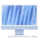 2024 iMac All-in-One Desktop Computer with M4 chip with 10-core CPU and 10-core GPU: Built for Apple Intelligence, 24-inch Retina Display, 24GB Unified Memory, 512GB SSD Storage; Blue