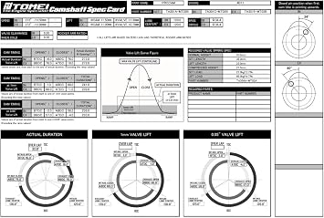 Tomei Procam Race Camshaft Set IN/EX - VALC Profile 272 Duration 11.50mm IN / 11.00mm EX Lift for EVO X 4B11, Competition Series