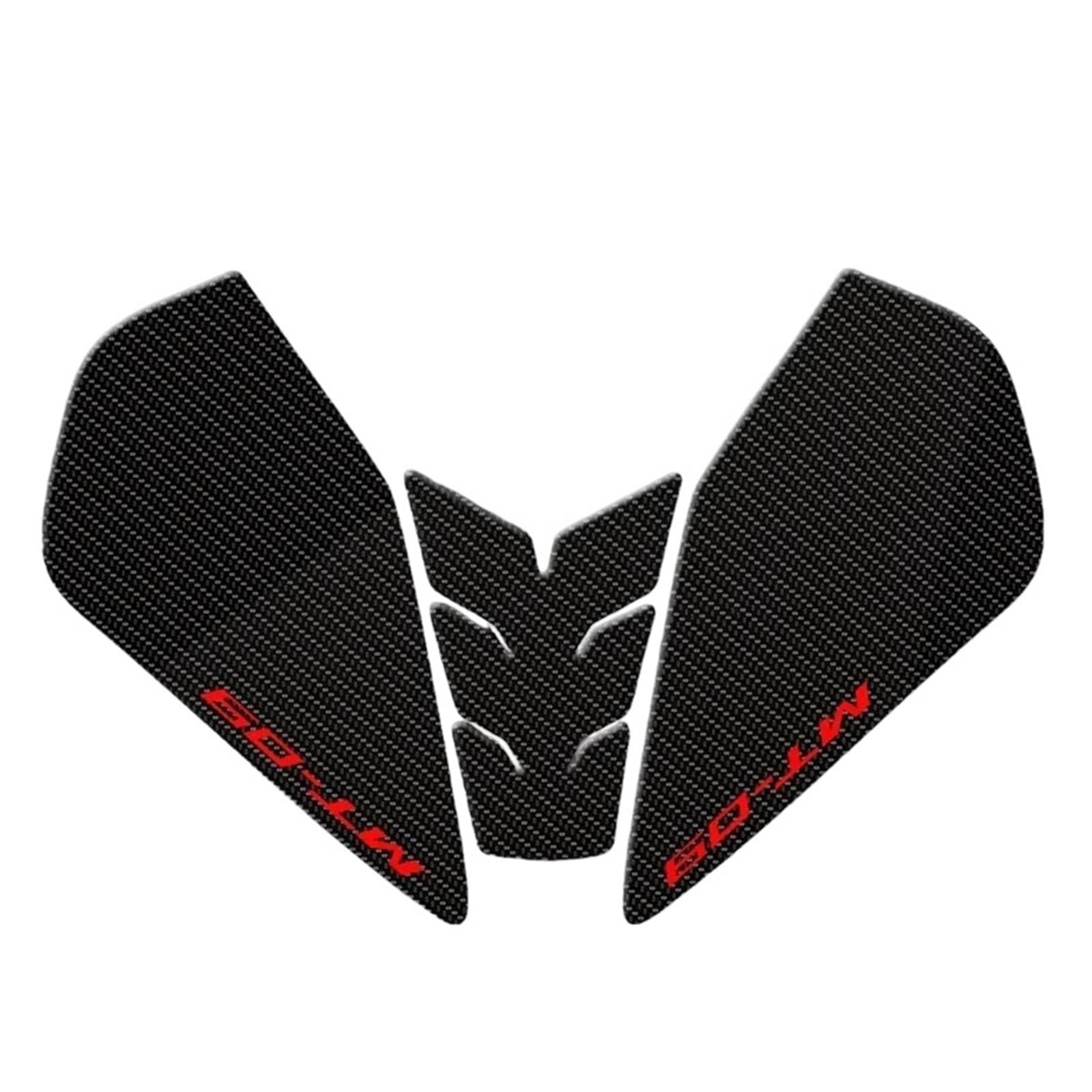 Motorcycle Fuel Tank Pad Stickers for YAM&AHA MT09 SP MT 09 MT-09 2024 Tank Pad Protective Film Clear Suitable Fit Fishbone Sticker Carbon Fiber Texture