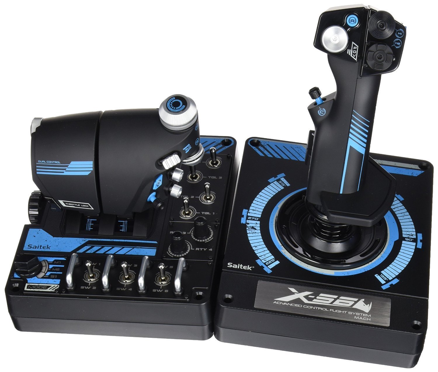 Amazon.co.jp: Logitech Gaming G Saitek Pro Flight X56 Rhino HOTAS