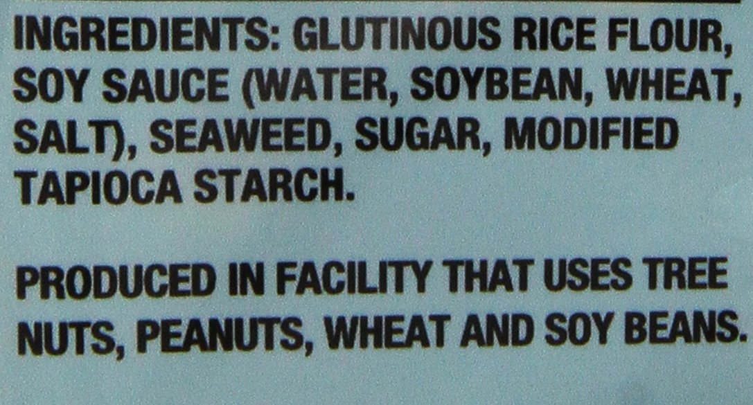 Hapi Seaweed Wrap Rice Crackers, 2-Ounce Bags (Pack of 12)