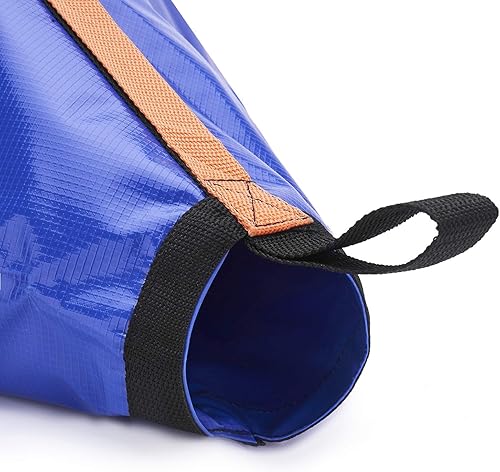 Miniatura 10 de MOOCY Calcetín de deriva con línea de volcado, arnés y boya para barco de pesca, kayakpontón (25 pulgadas para barco de 14 a 18 pies)