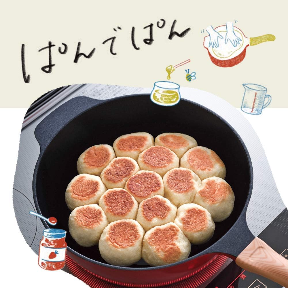 Amazon 和平フレイズ 煮物 茹で物にも使える フライパン 24cm ライトブルー ザル付 Ih ガス対応 オリジナルレシピ付 ぱんでぱん Mb 1612 フライパン オンライン通販