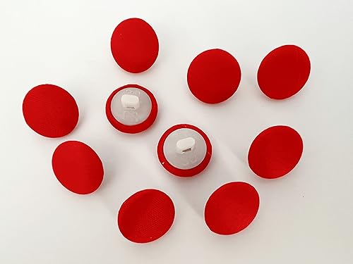 Miniatura 4 de PEPPERLONELY Blusa de novia de encaje marfil de 10 piezas con botones redondos de satén con vástago, 0.492in