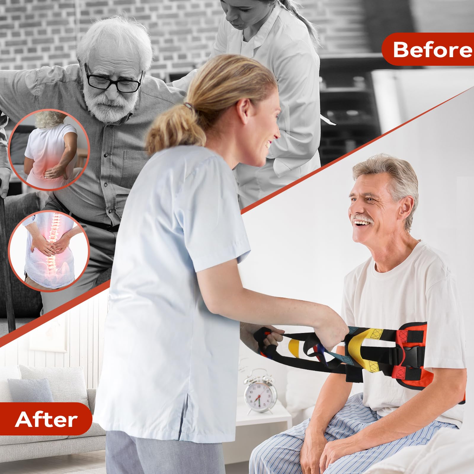 Écharpe de transfert pour patients allaitants, 154 cm pour personnes âgées, aide à levage de sécurité, ceinture de transfert pour soins aux patients, planches de transfert pour patients alités