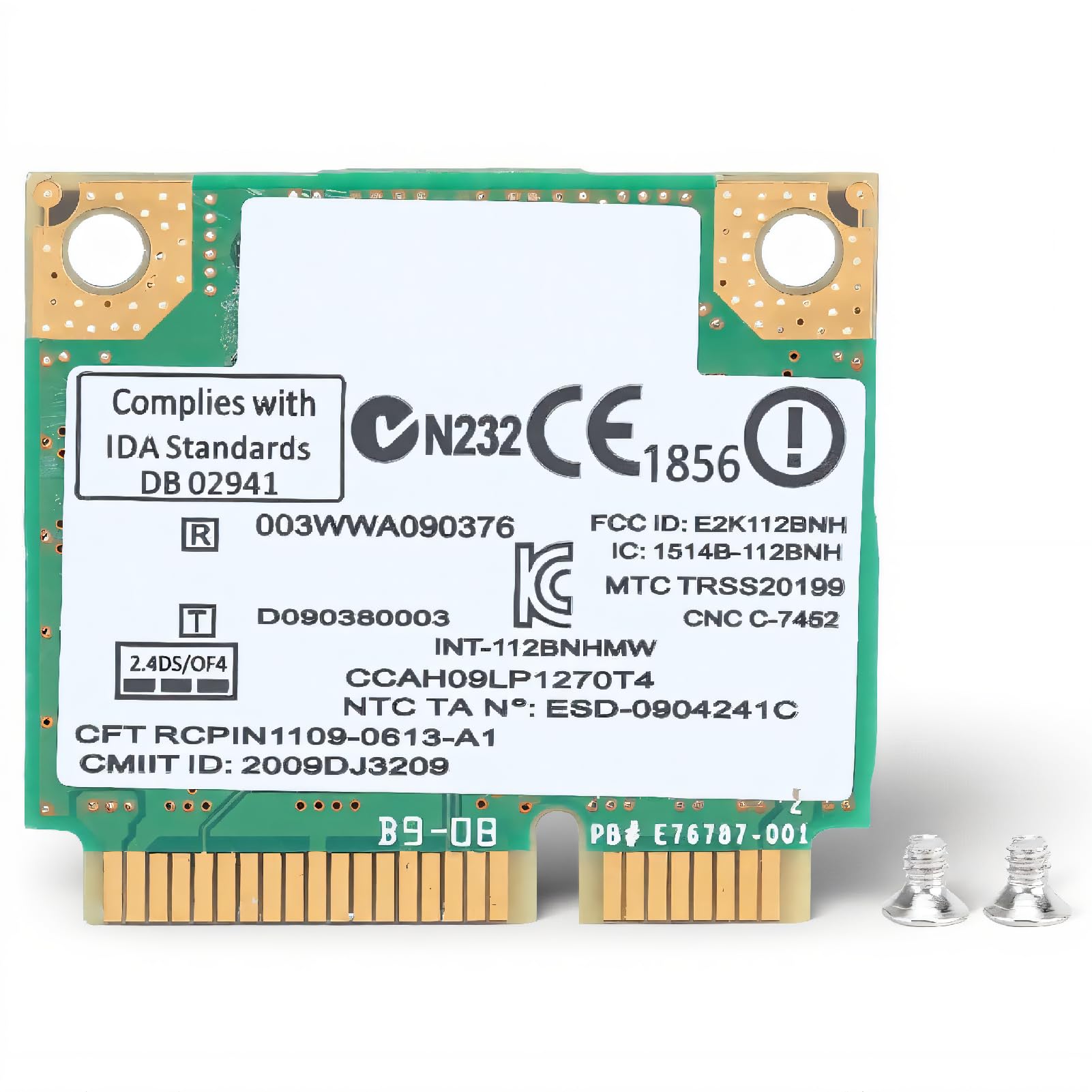 ASHATA Network Card, Mini PCI-E 300Mbps Network Card For Intel Link1000 N1000 112BNHMW, Card For T420S/X220/T520, Multicolor-image-15
