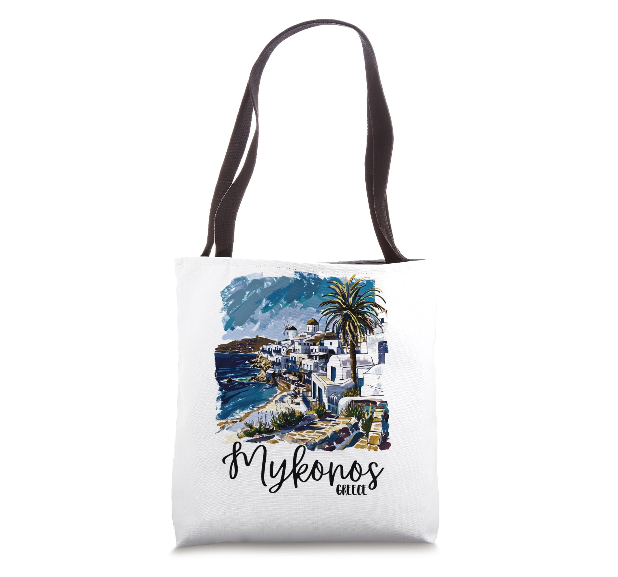 Mykonos Souvenir / Mykonos Greece / Mykonos Tote Bag