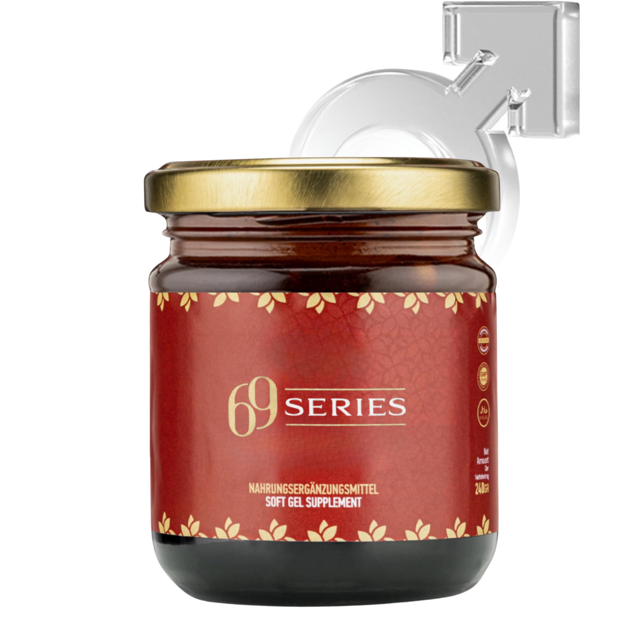 Series69 Maca Ginseng Macun Herbal Gel HOCHDOSIERT, Stärkere Formel für Männer Sofortwirkung 240gr (1 Stück)