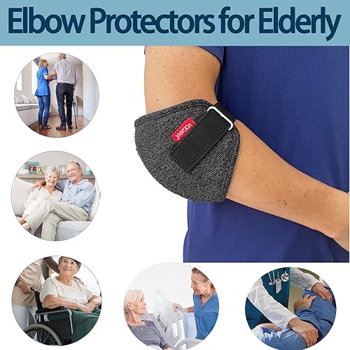 Miniatura 5 de Vogana Protectores de codo de felpa, almohada de mano ajustable para úlceras por presión, úlceras, cirugía, cojín de recuperación para ancianos,
