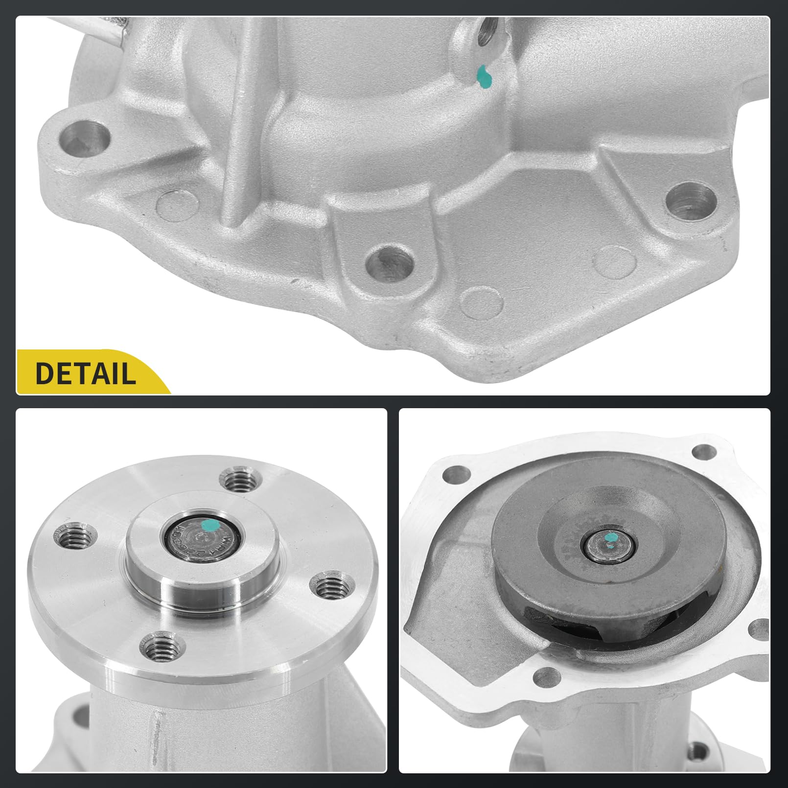 Wasserpumpe 15534-73030 15552-73030 kompatibel mit Kubota Motor D750 D850 D950 Traktor B1550E B1750D B1750E B1750HST B20 B2150D B2150HSD B2150HSE B9200HST B1550D B1550HST B1750HST