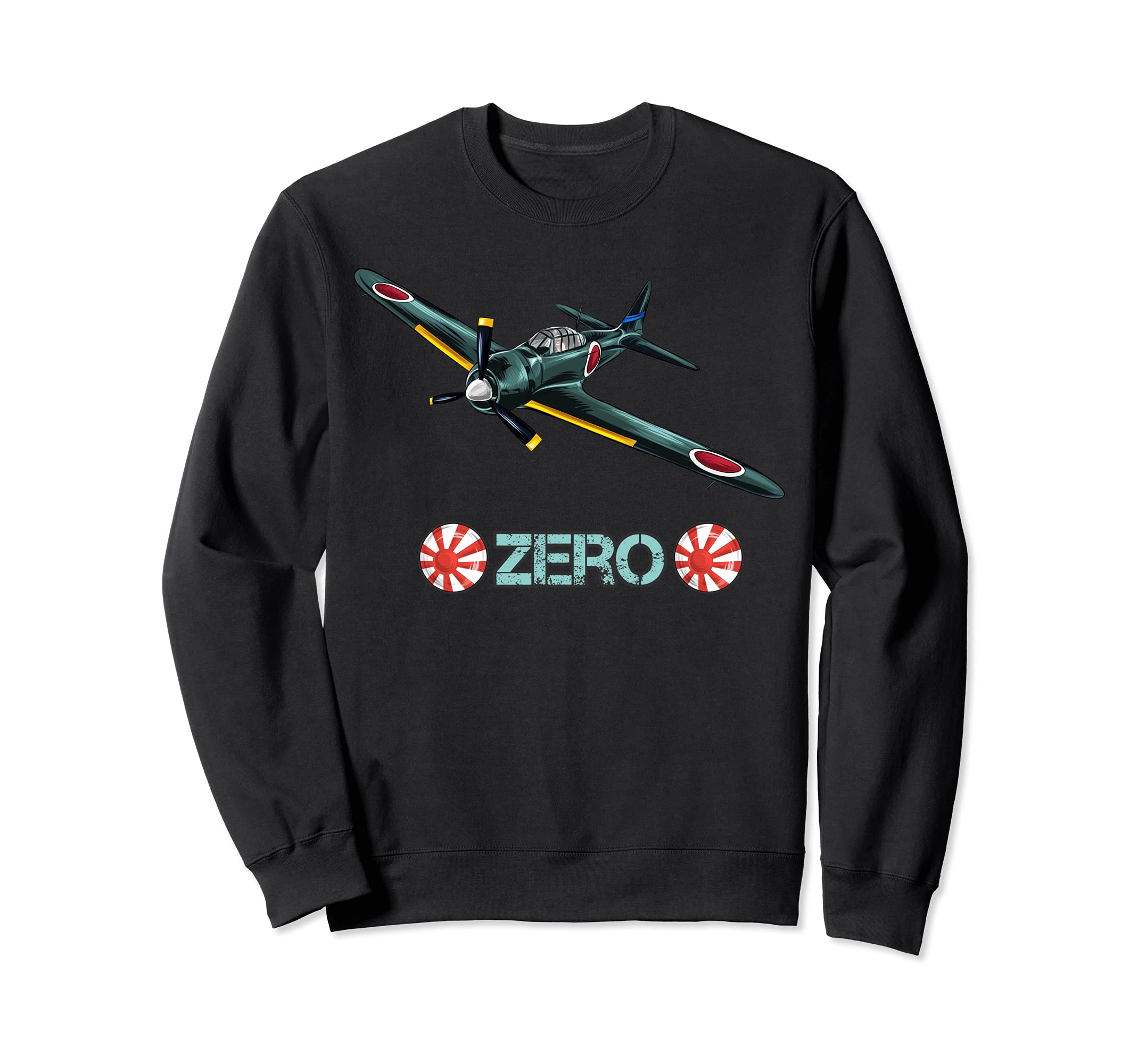 World War 2 Japanese Aircraft Zero Fighter Sweatshirt