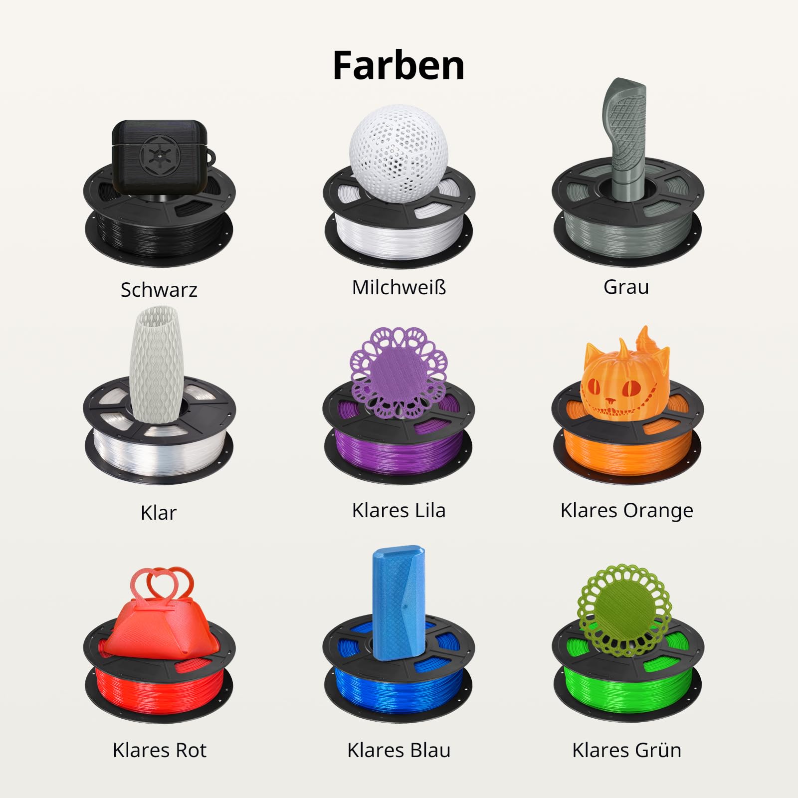 ANYCUBIC TPU Filament 1,75 mm, 95A TPU 3D Drucker Filament, Flexibel und weich, unterstützt Hohe Geschwindigkeit, Intelligente Identifikation, 1KG Schwarz
