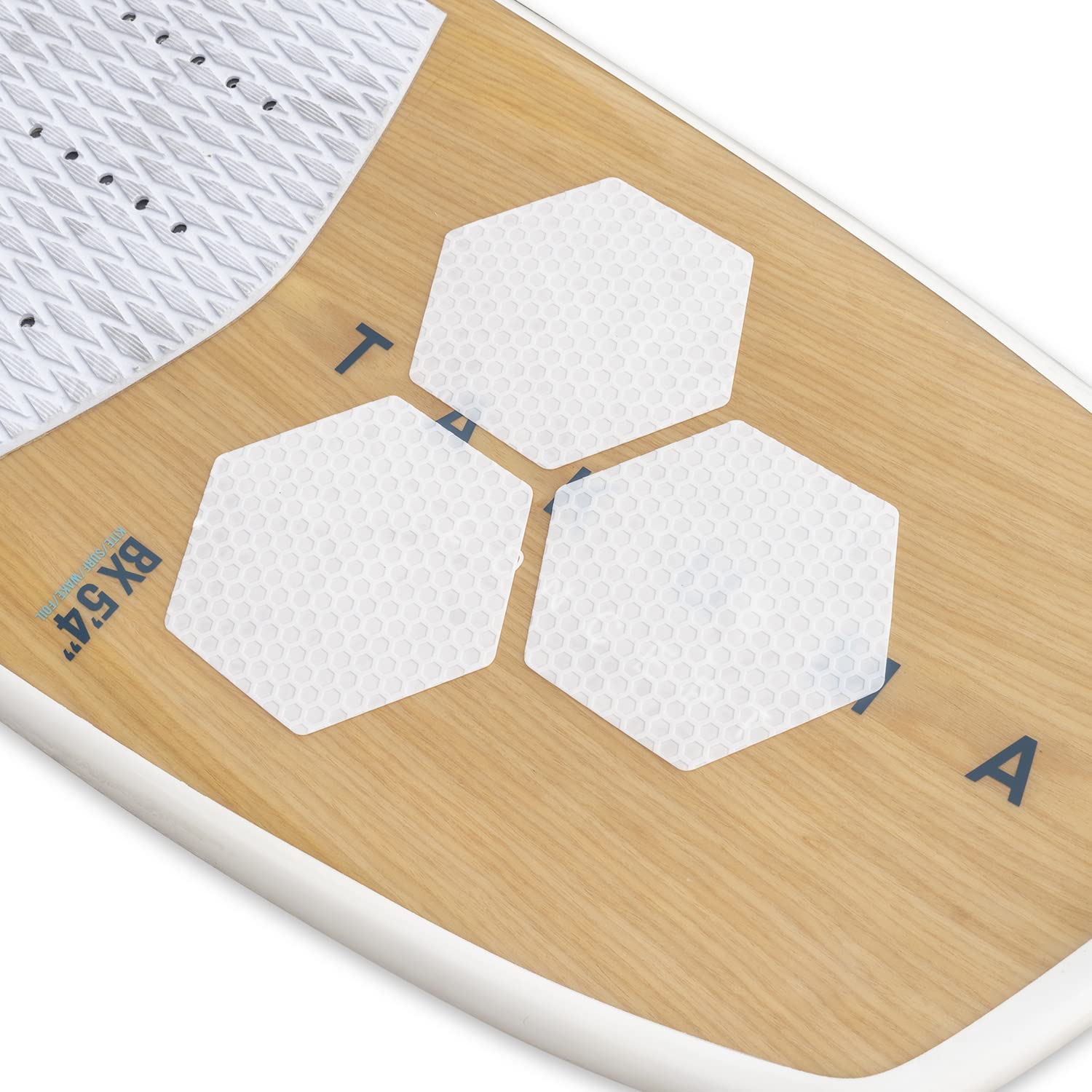 Lot de 10 tapis de traction antidérapants pour planche de surf - 6 coins antidérapants - Pour tous les types de planches de surf - Blanc