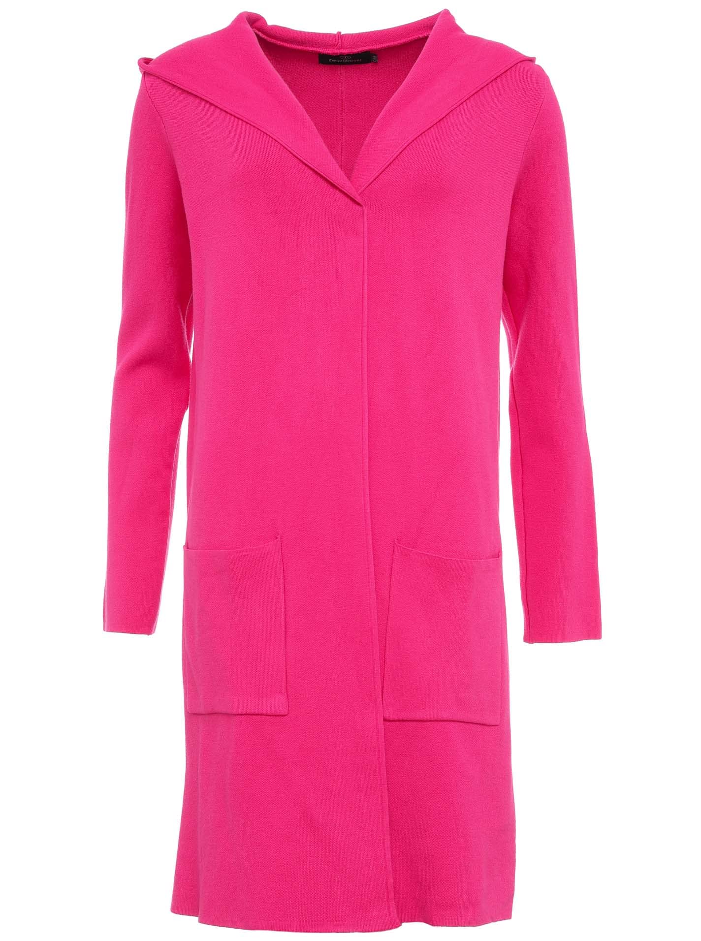 Zwillingsherz Strickjacke Cardigan für Damen Frauen - Hochwertiger Mantel Überwurf warm weich und kuschelig mit Kapuze - Perfekt für Frühjahr Herbst Winter - Cape Umhang mit weichem Strick