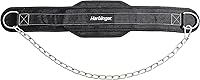 Harbinger Polypropylene Dip Belt with 30-Inch Steel Chain - Durable Adjustable Weight Belt for Chin-Ups & Dips