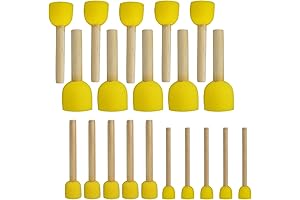 20PCS Mini Round Sponge for Painting Brushes Set - Pistha Sponge Stippler...
