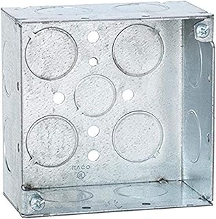 Hubbell-Raco 231 Square Box, 2-1/8