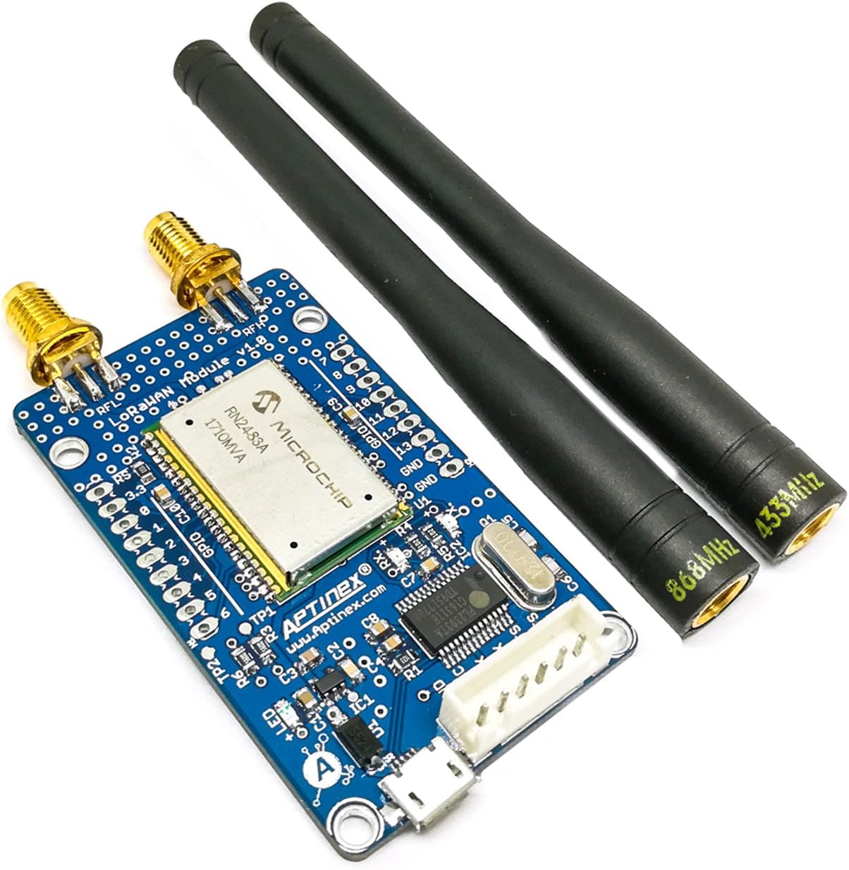 LoRaNode RN2483A - Microchip RN2483A, LoRa, LoRaWAN, IOT, 433/868Mhz