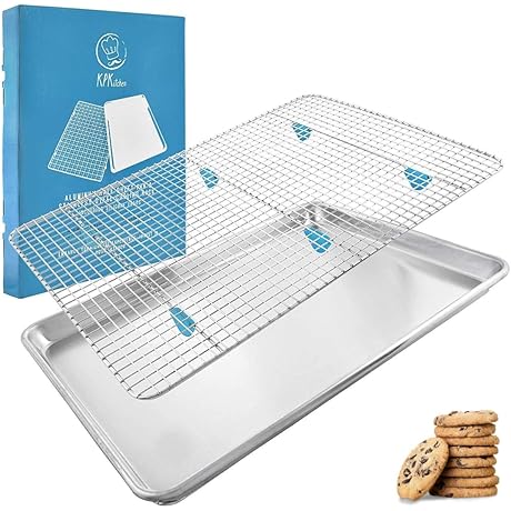 Bacon Oven Pan - Baking Sheet with Wire Rack Set