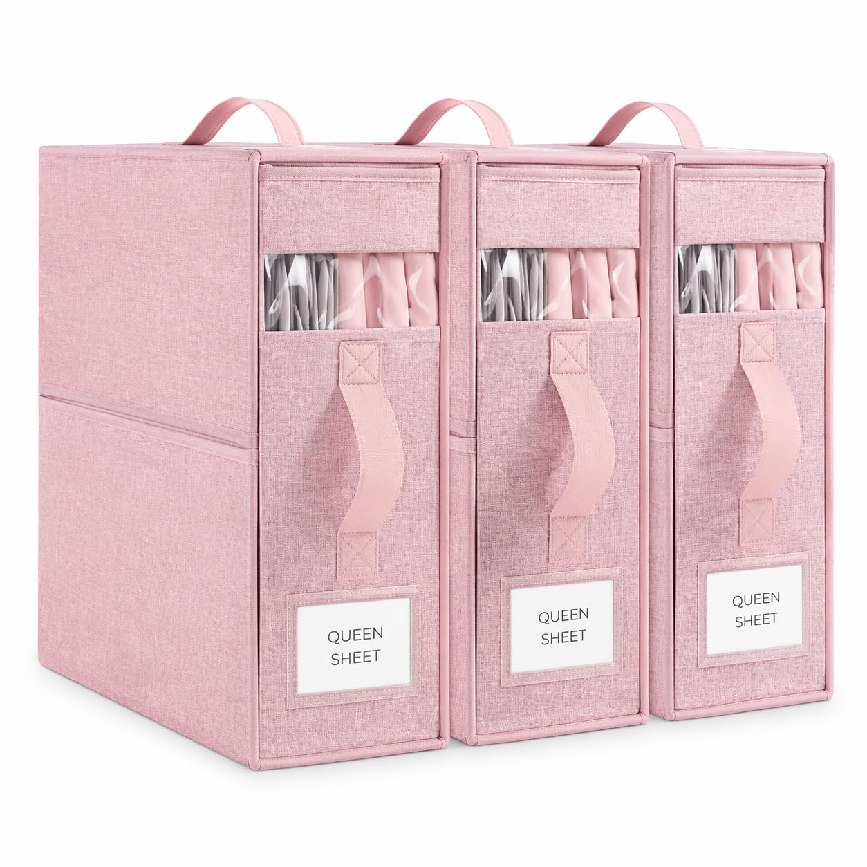 Boîte de rangement pour drap de lit organisateur de linge tissu
