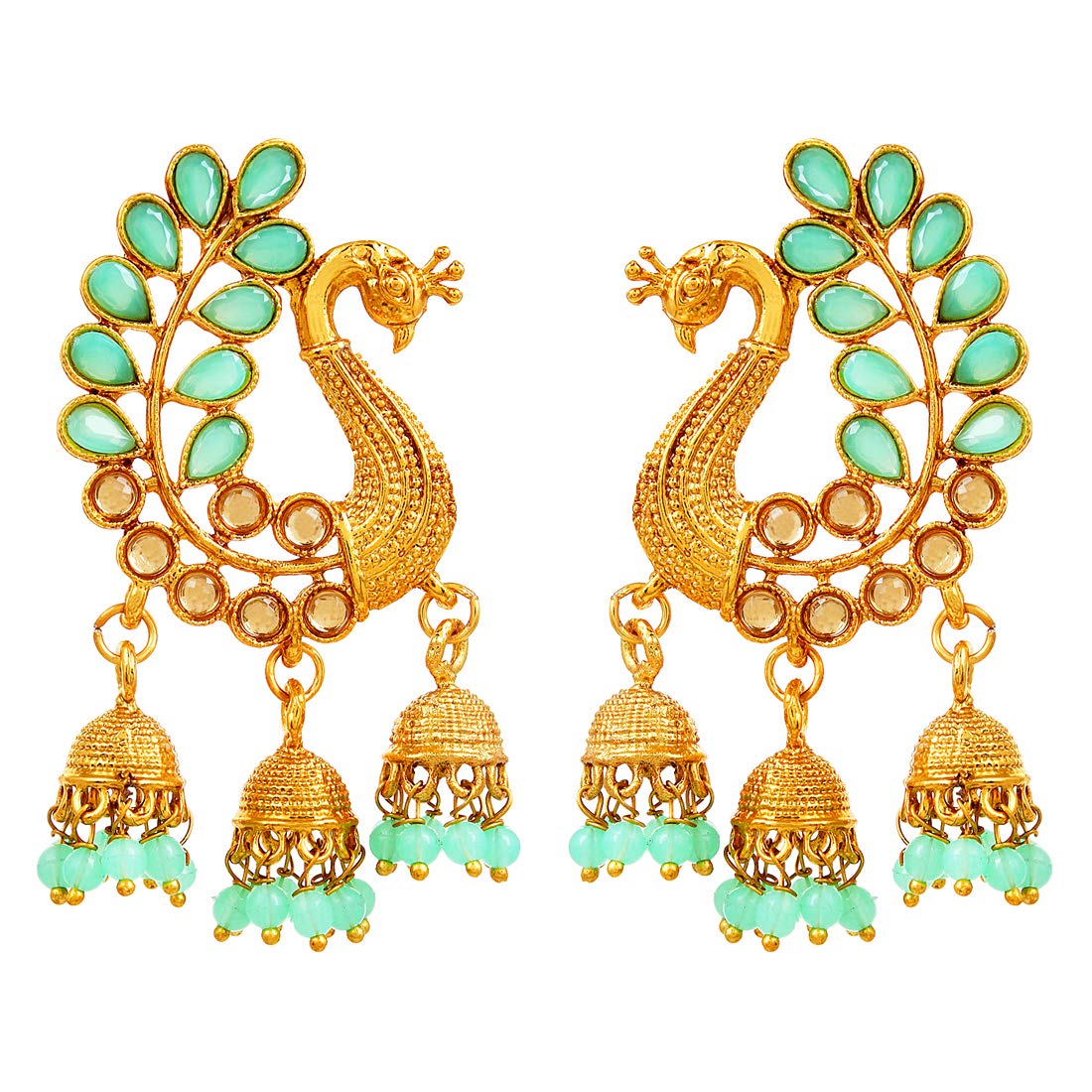 See full amazon price history chart for YouBella Gold Plated Pearl Jhumka/Jhumki Jewellery Earrings for Women (Sea Green) YouBella Gold Plated Pearl Jhumka/Jhumki Jewellery Earrings for Women (Sea Green) (B07PP7TJTX) Amazon Price History, Amazon Price Tracker