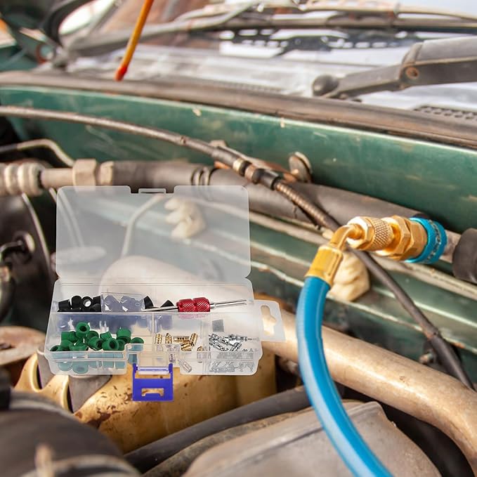 Juego de Herramientas de Extracción de Núcleo de Válvula HVAC Luxshiny 71 Piezas miniatura 5