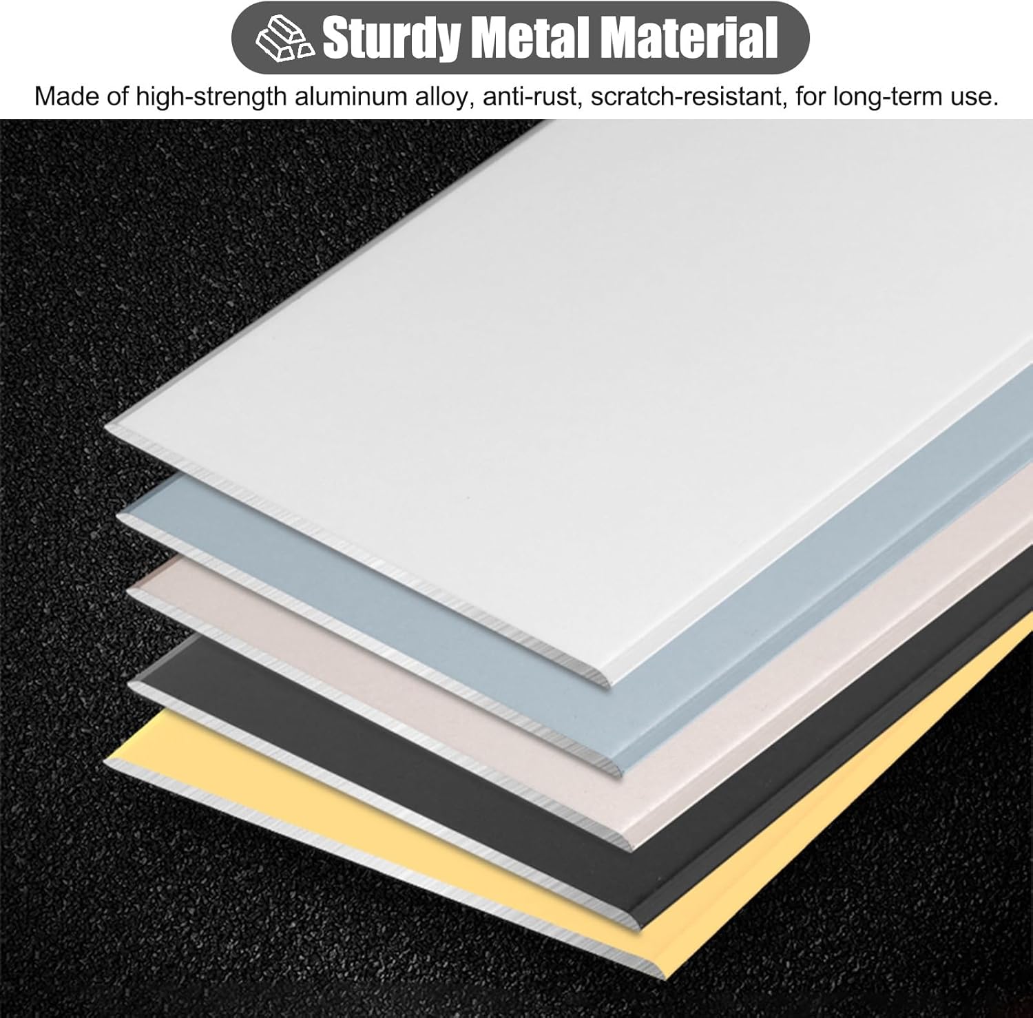 Floor Transition Strip Falt Transition Trim Strip for Flooring, Wood Floor Cover Strips, Metal Threshold Bar for Hardwood Floors/Laminate/Tiles, Easy to Mount,Gold