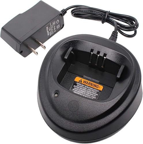Miniatura 4 de WPLN4137 WPLN4137BR - Cargador compatible con Motorola Radio R2 CP200 CP200D PR400 EP450 DEP450 CP040 CP150 CP180 NNTN4497 NNTN4970 NNTN4851 WPLN411