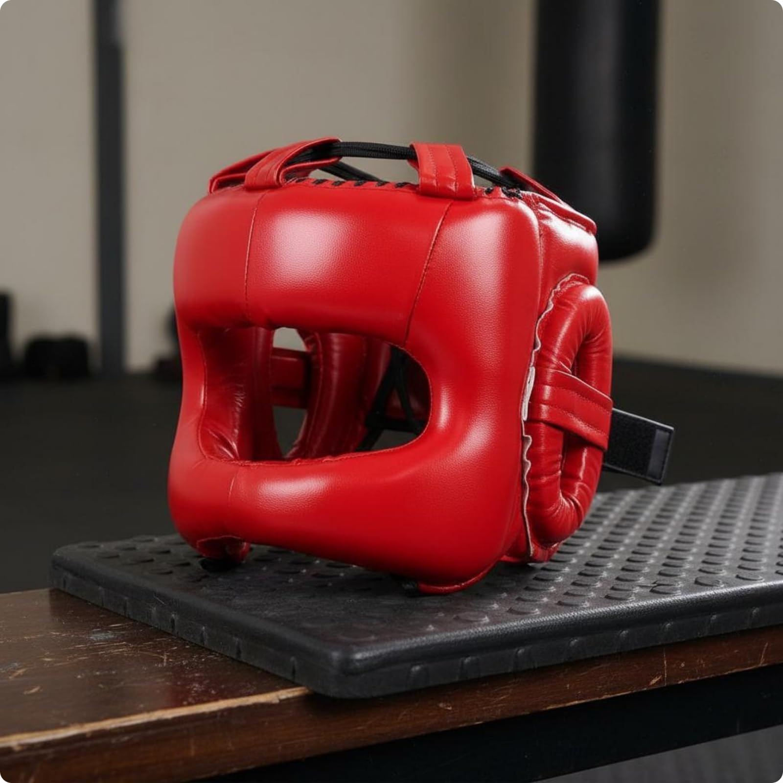 Milageto Casco da Paracolpi Integrale con Protezione Viso Guance Mento Naso Imbottitura Antiurto E Pannelli Laterali per Orecchie Calzata Traspirante