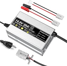 14.6V 20A LiFePO4 Battery Charger 12V 20A Rechargeable Charger for Lithium Iron Phosphate Battery