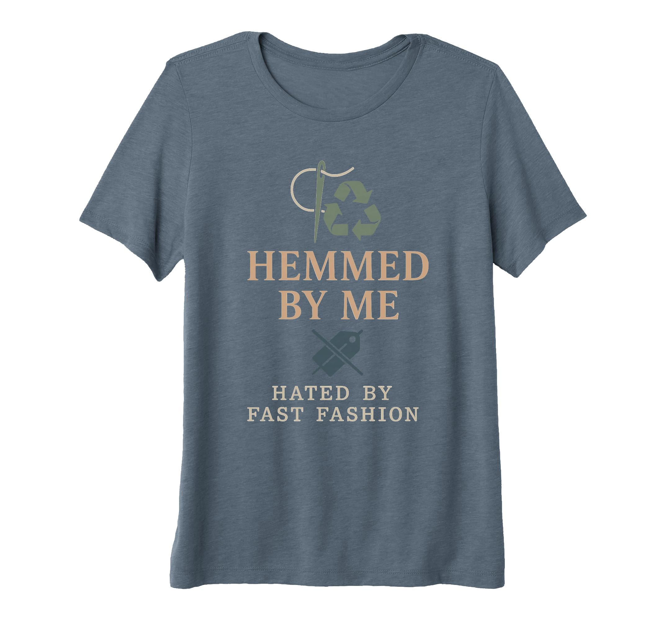 Thrifted Fashion Vintage Style Sustainable Secondhand Premium Tri-Blend T-Shirt