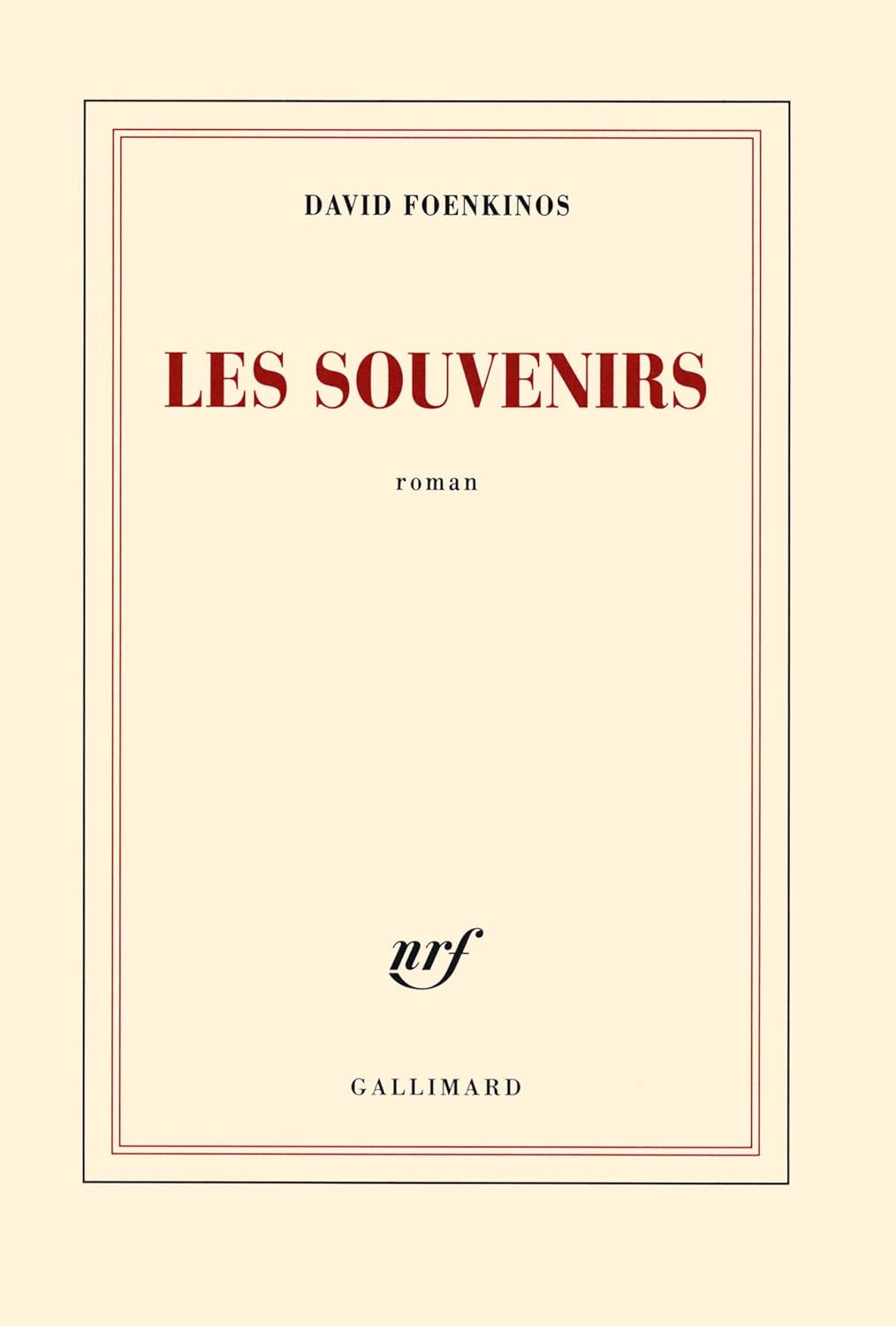 couverture de : Les souvenirs