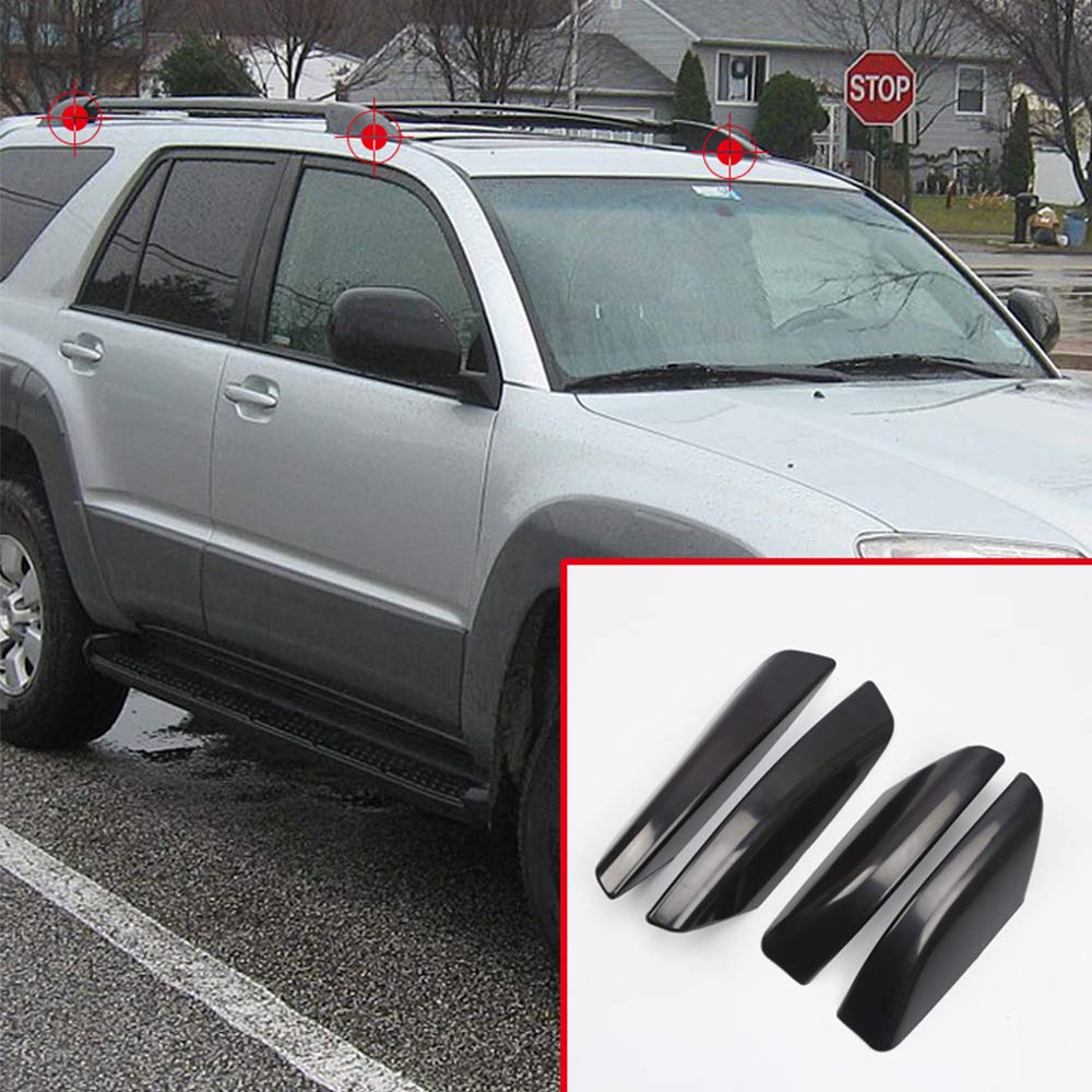 ルーフキャリア 20032009 2007 TOYOTA 4Runner N210ルーフラックレールエンドカバーシェル交換4x For