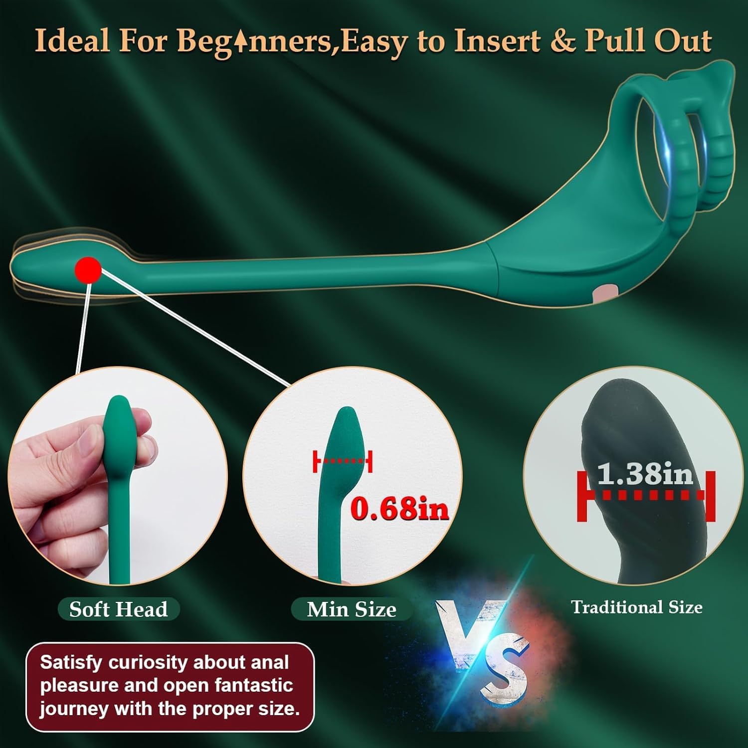 Vibromasseur anal, vibrations de qualité professionnelle, plug anal, dilatateur vibrant, de la prostate, accessoires érotiques