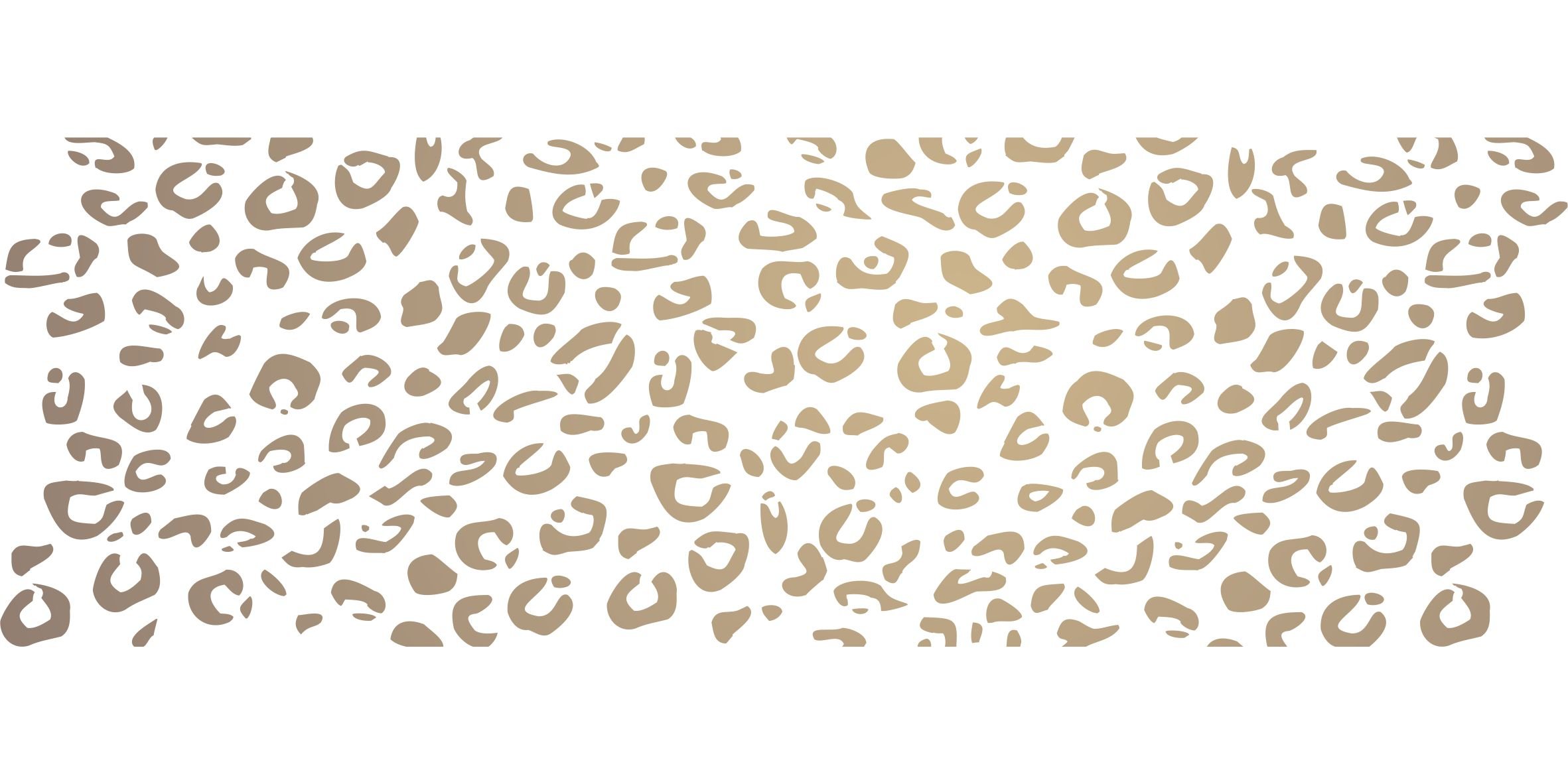 Plantilla con estampado de leopardo de 50.5 x 16,5 cm para renovar muebles viejos