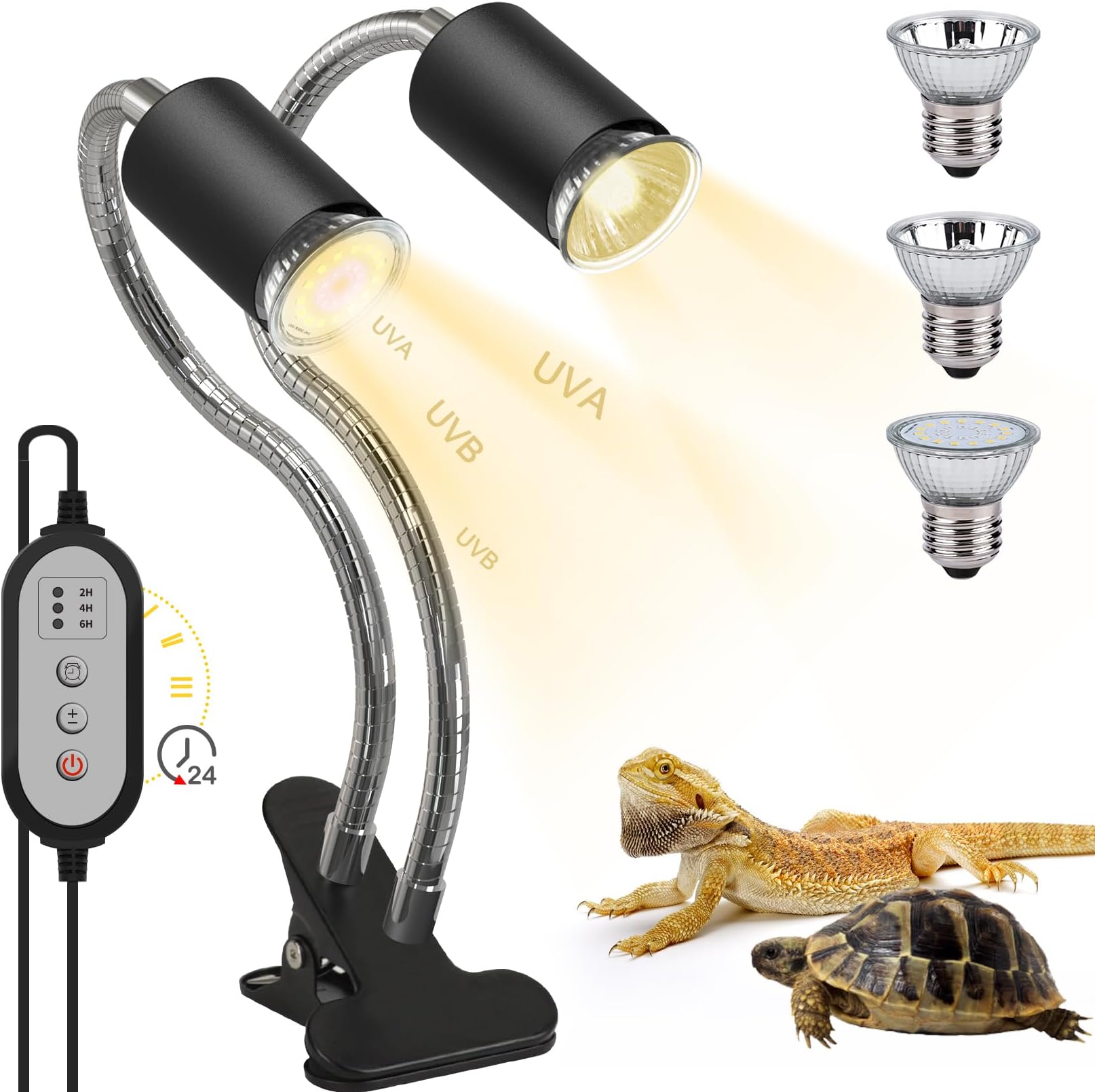 Lampe De Nuit Infrarouge 50W Zoo Med Pour Terrarium RS-50E
