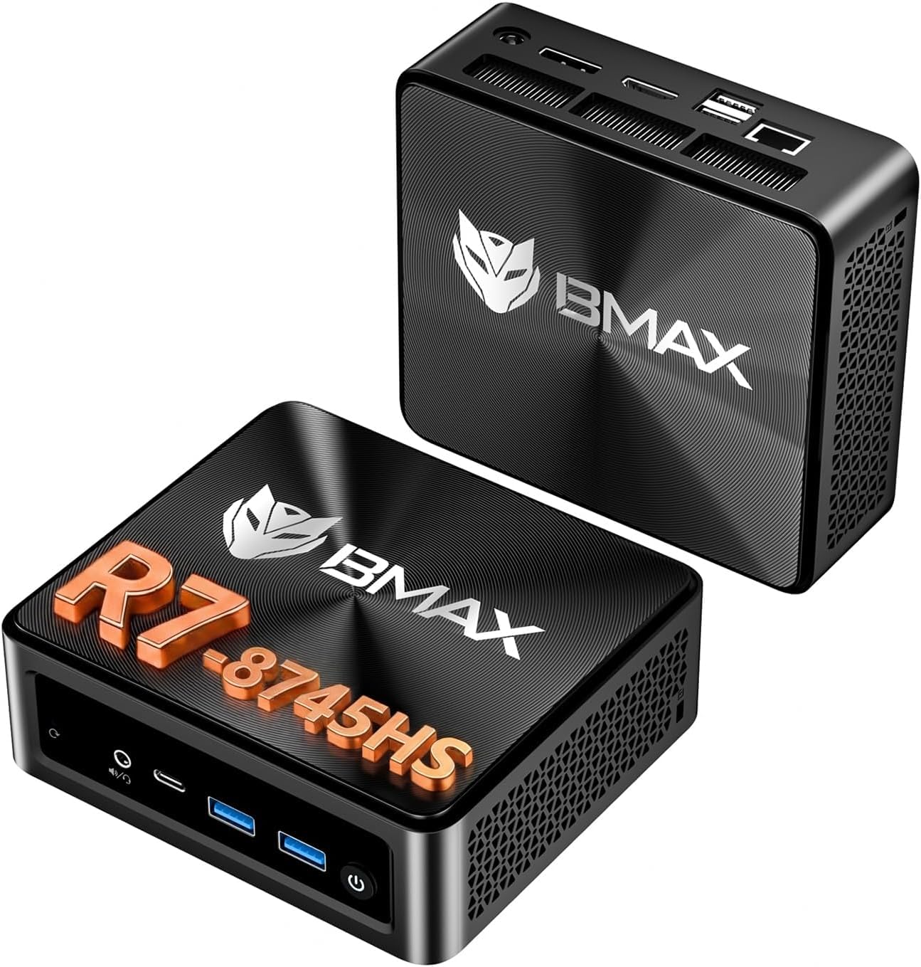 BMAX Mini PC AMD Ryzen 7 8745H (hasta 4.9GHz) 16GB RAM DDR5 512GB