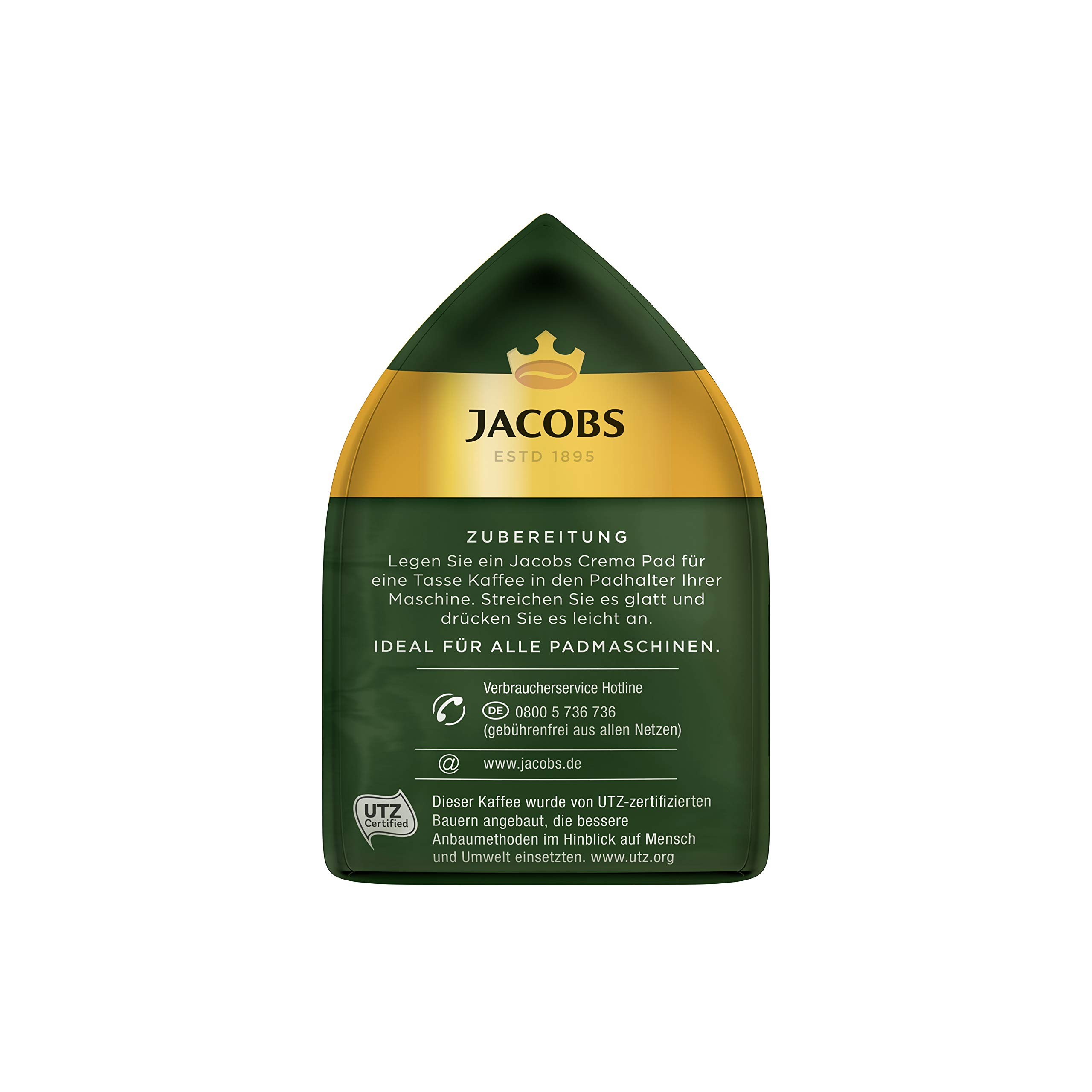 Jacobs Crema Pads Kapsułki z Kawą
