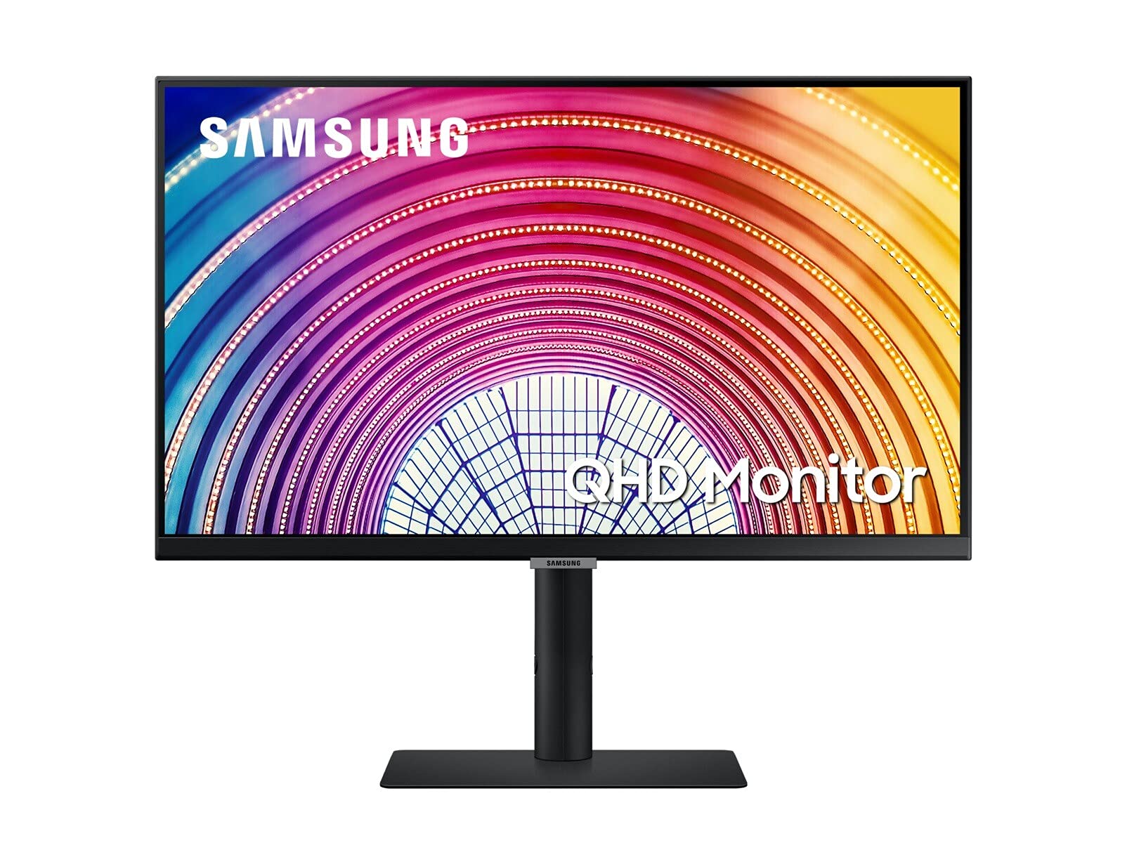 Samsung LS24A600NWUXEN - Monitor profesional de 24" QHD (2,​560 x 1,​440, panel IPS), 5ms, Flicker free, ajustable en altura, inclinación, giro y pivote