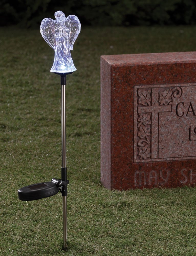Fox Valley Traders Solar LED Angel Stake