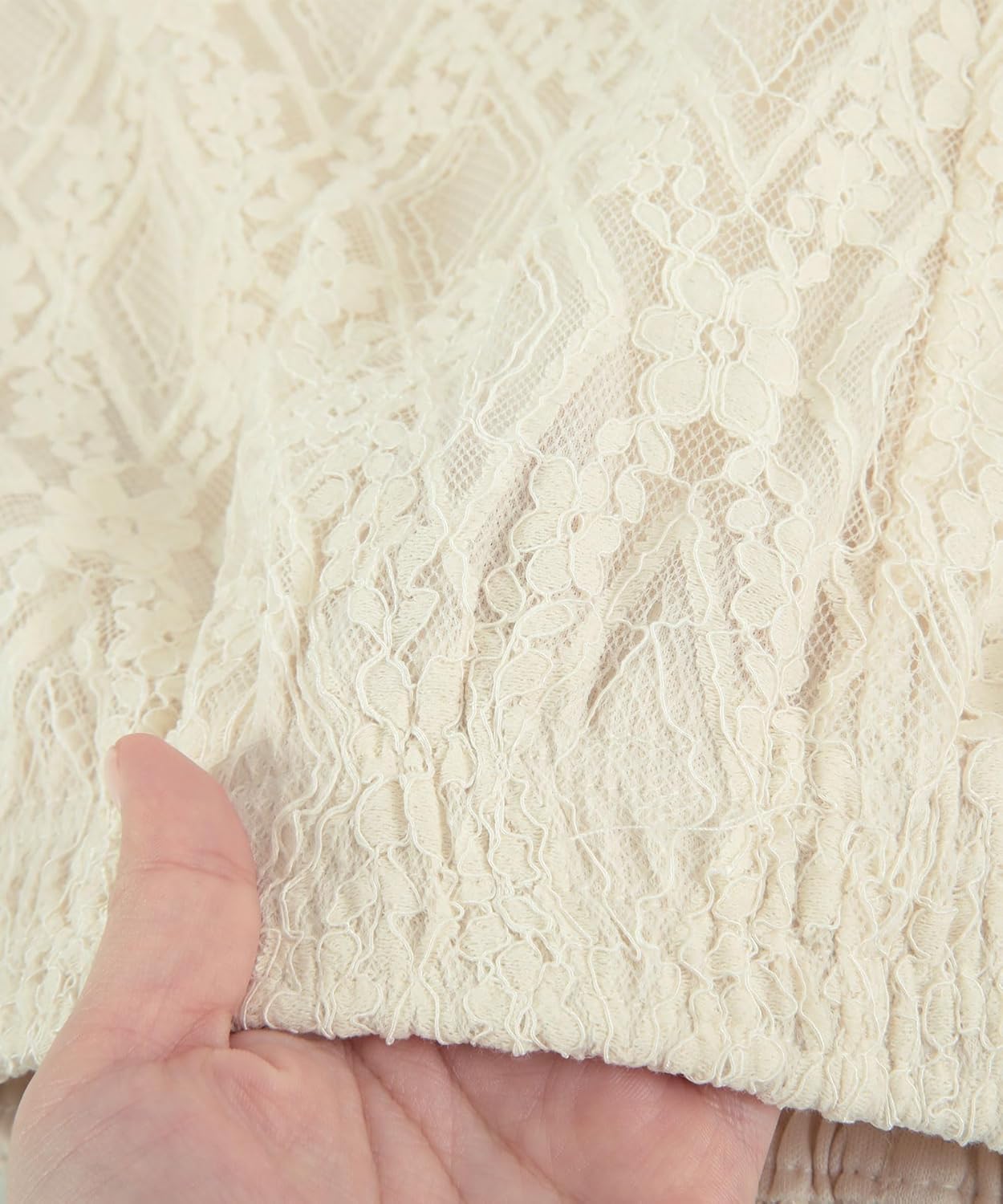 [ティティベイト] ストレート レース イージーパンツ ADXP4100 レディース