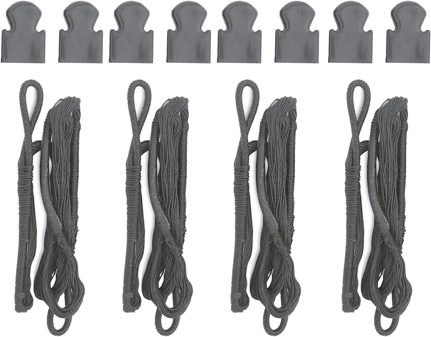 Crossbow Pistol String Replacement and Caps, Spare Set for Your Crossbow Strings