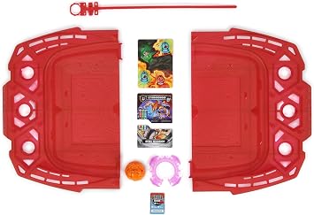 BAKUGAN Brawl Zone Compact Playset with Special Attack Dragonoid Customizable Action Figure Trading Cards Toys for Boys and Girls Ages 6+