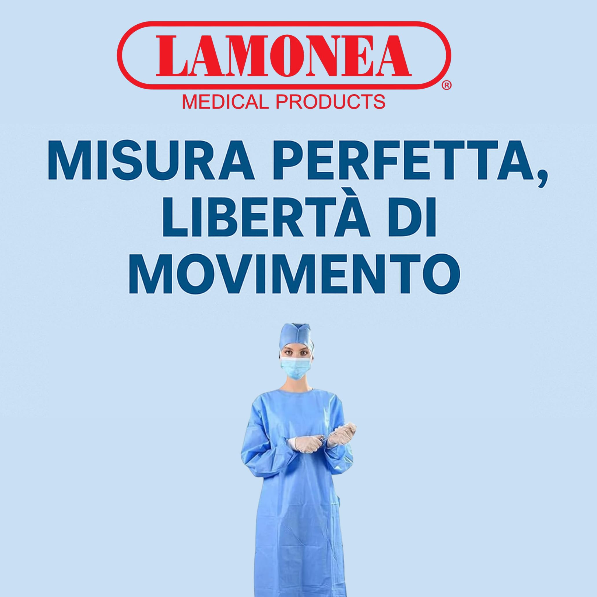 30 batas estériles quirúrgicas estándar azules con certificado CE - Bata desechable, transpirable, máxima protección - 2 toallitas lavamanos incluidas - Varios tamaños (XL) - FGSG-SM40XL
