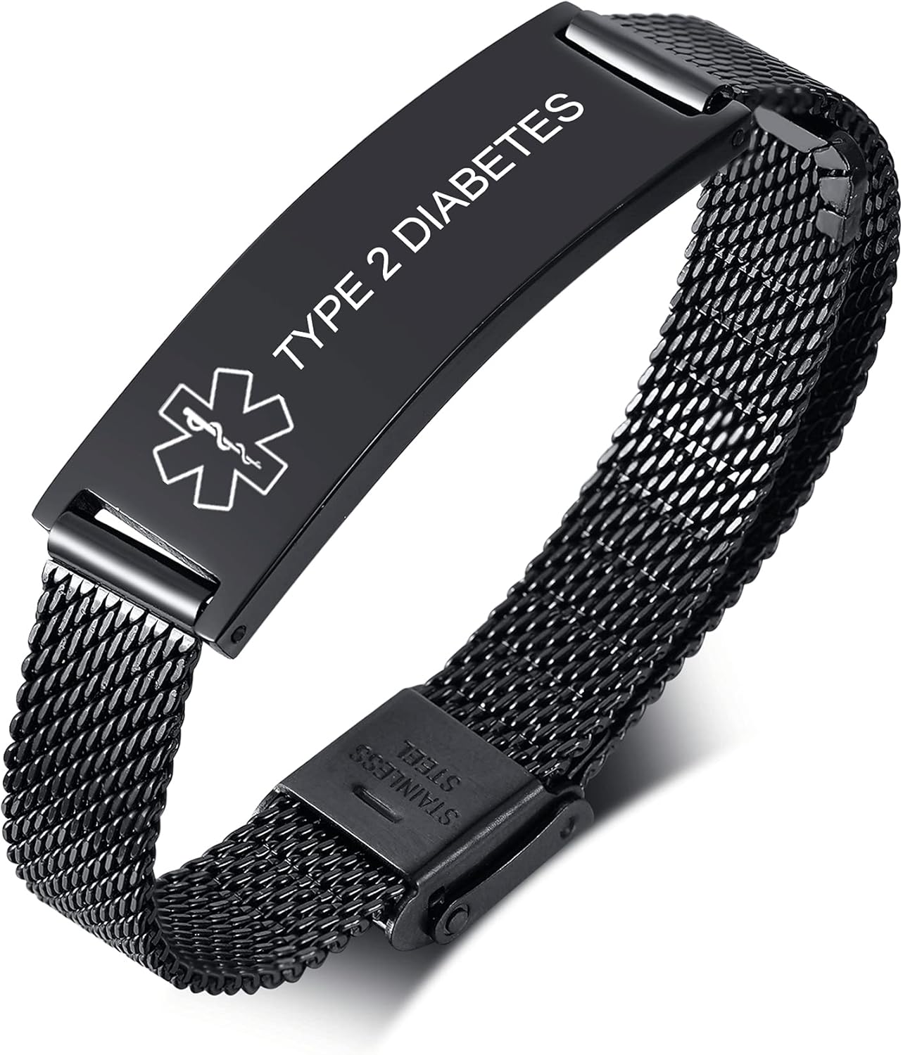 Medical Bracelet Max Petals Type Diabetic Insulin Dependent ID