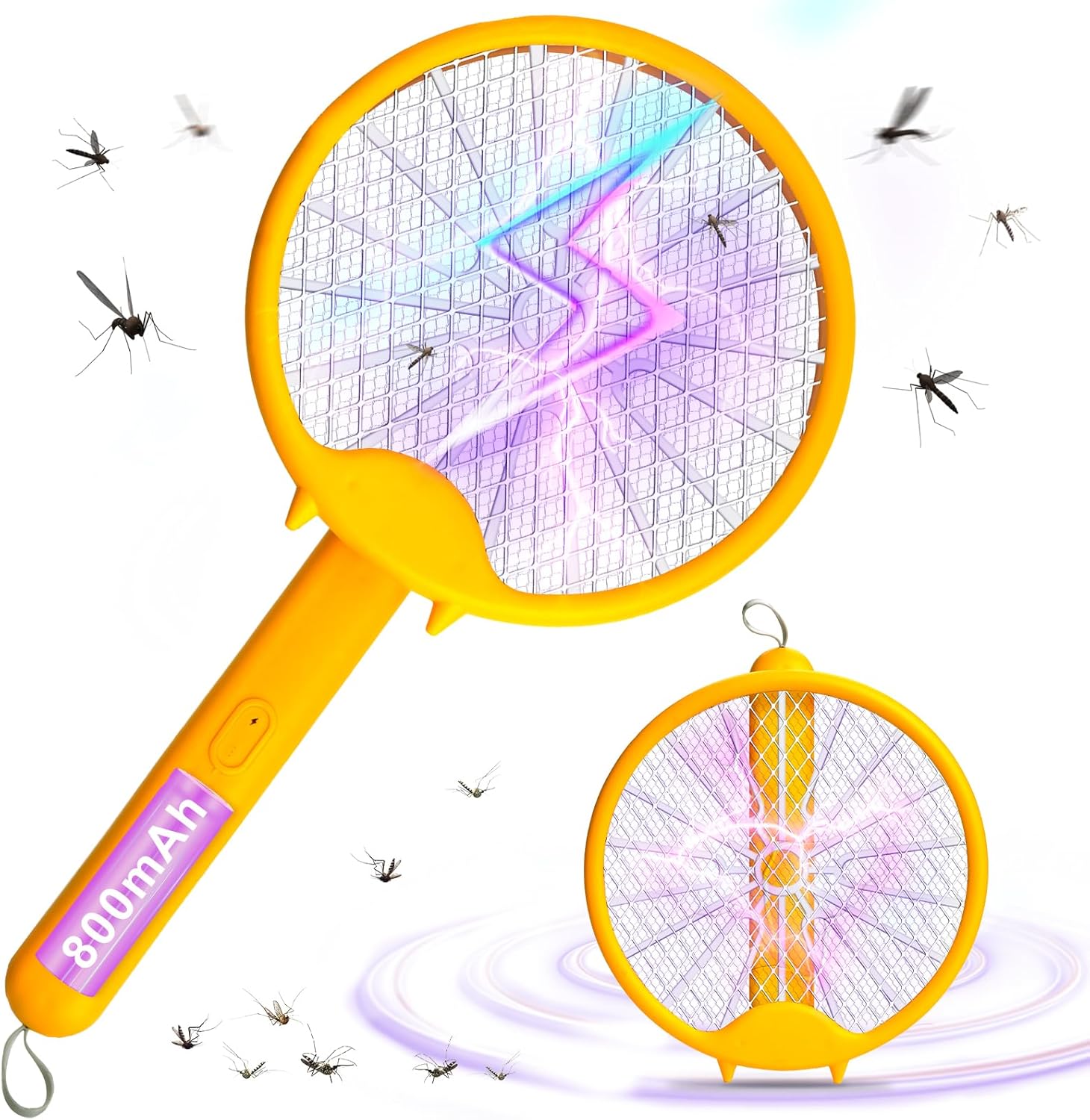 Pipihome Electric Fly Swatter, Battery Operated Mosquito Fly Swatter