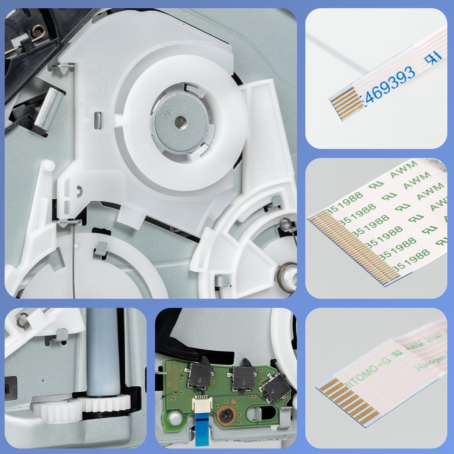 Blu-Ray DVD Optical Disc Drive Connector Module Replacement for Sony PlayStation 5 PS5 KEM-497AAA (fit CFI- 1215A 1200)