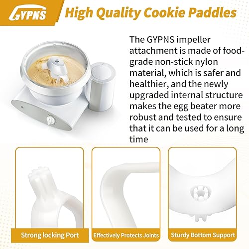 Miniatura 3 de Paletas de galletas para máquina de cocina universal, paletas de agitación compatibles con mezclador de soporte Universal Plus y destornilladores