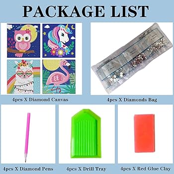 Amazon.com: MXCFZX Diamond Art Kits for - Diamond Art Gem by