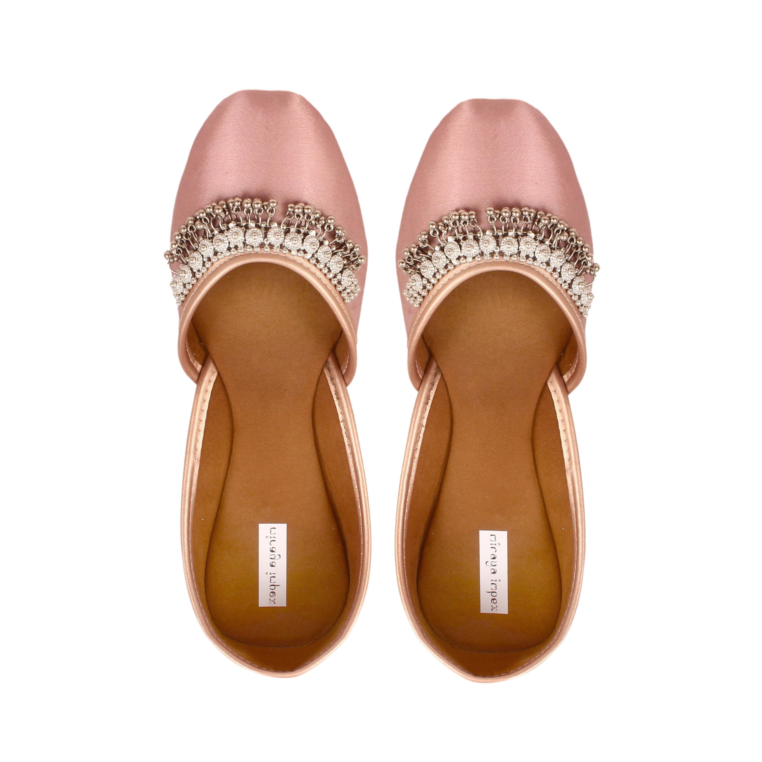 Miraya Makkhi Mirror Design Jutti for Girls/Women || Ethnic Footwear of Mirror Work-image-7